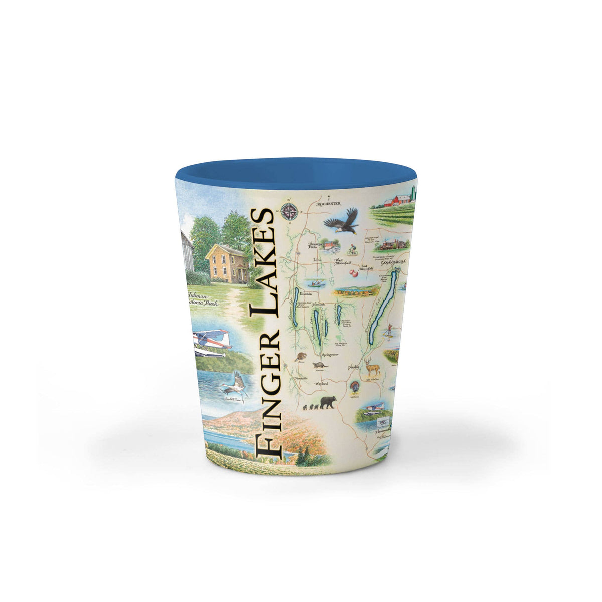 Xplorer Finger Lakes Shot glass