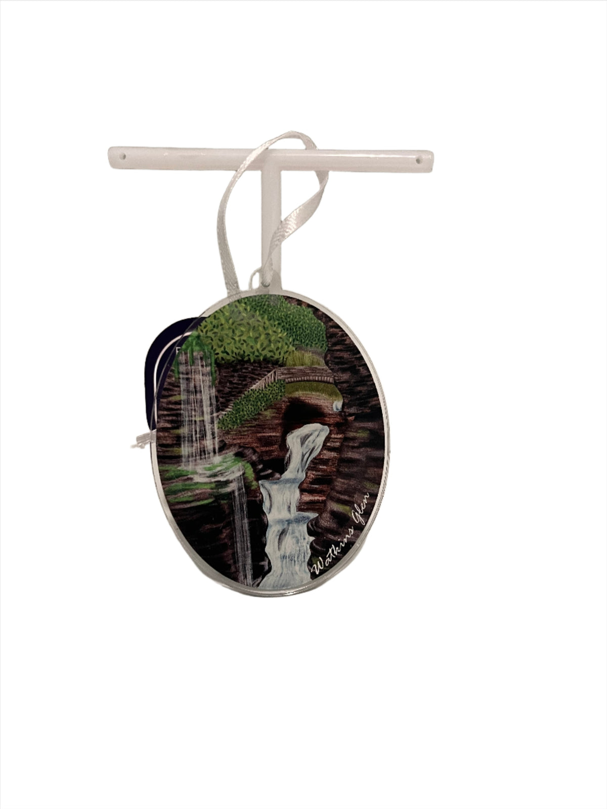 Watkins Glen Water Fall Ornament/Suncatcher