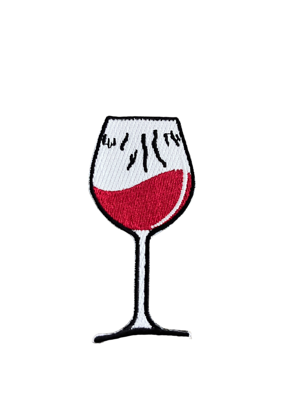 Finger Lakes Wine Glass Iron-On Patch