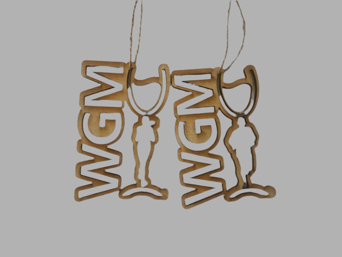 Wineglass Marathon Ornament