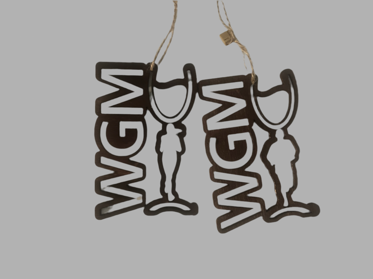 Wineglass Marathon Ornament