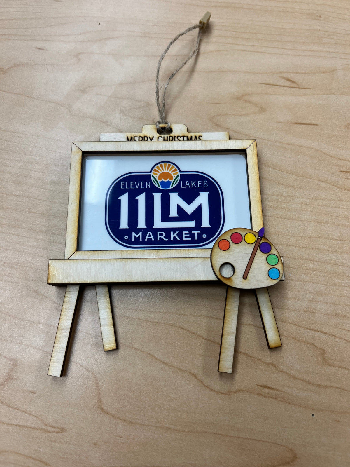 Easel Gift Card Holder Ornament