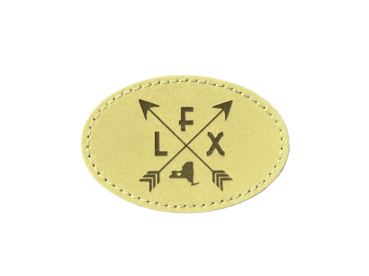 Finger Lakes Faux Leather Patch