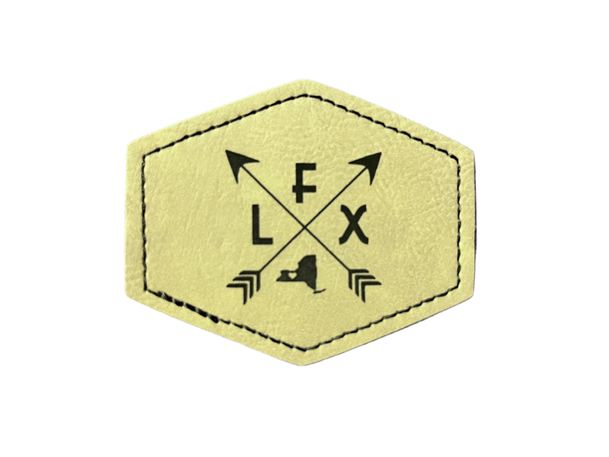 Finger Lakes Faux Leather Patch
