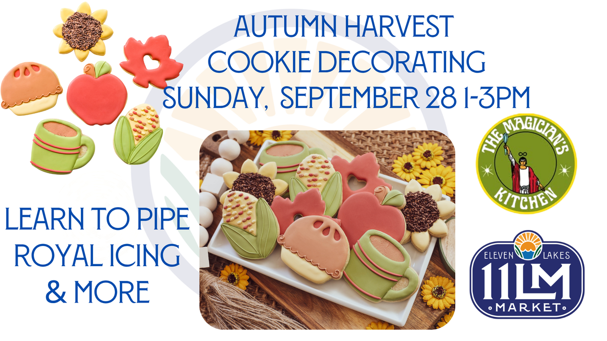 Autumn Harvest Cookie Decorating Class (or Kit!) with Luca of the Magician's Kitchen