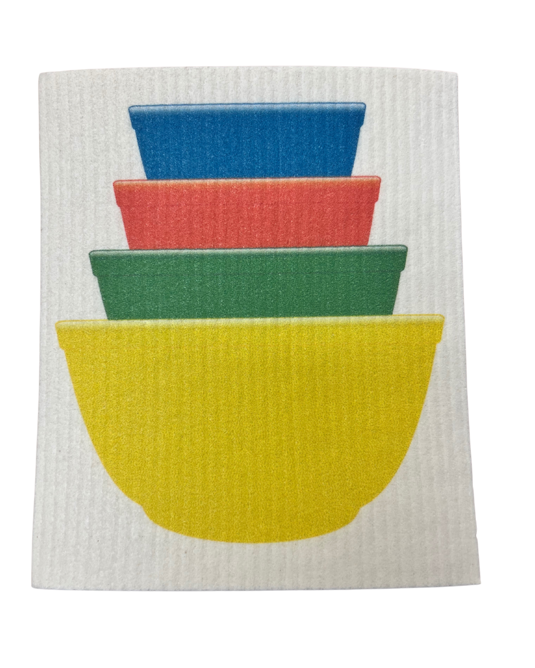 Corning Pyrex Primary Bowls Swedish Dishcloth
