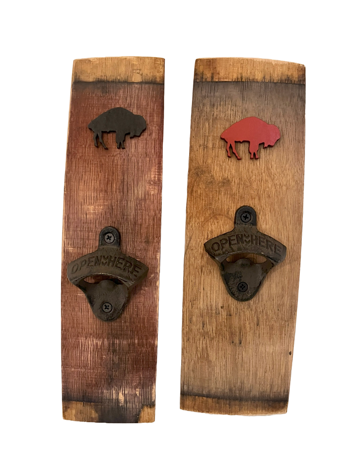 Buffalo Wine Barrel Stave Bottle Opener