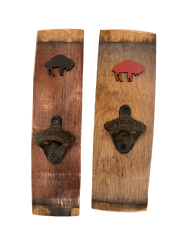 Buffalo Wine Barrel Stave Bottle Opener
