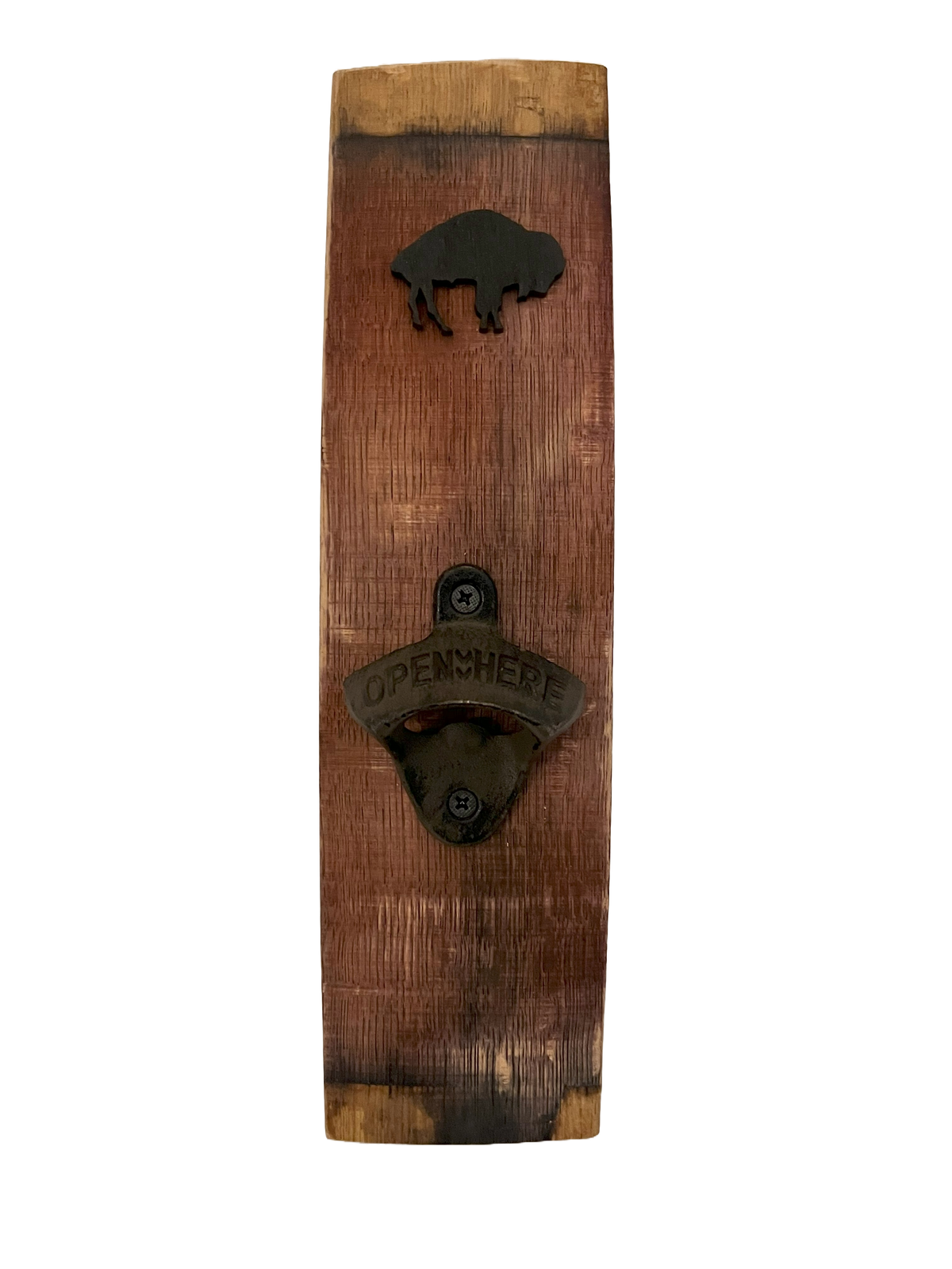 Buffalo Wine Barrel Stave Bottle Opener