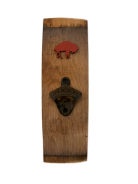 Buffalo Wine Barrel Stave Bottle Opener