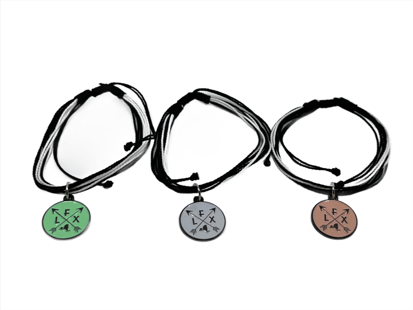 FLX Arrow String Bracelet with Charm
