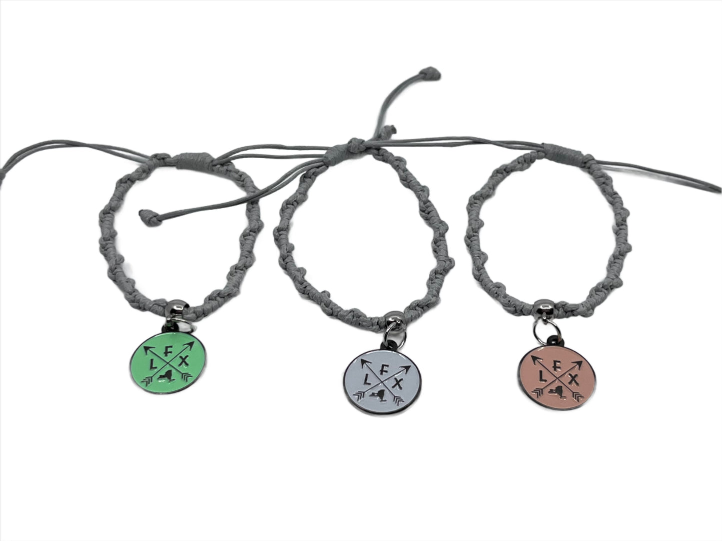 FLX Arrow String Bracelet with Charm