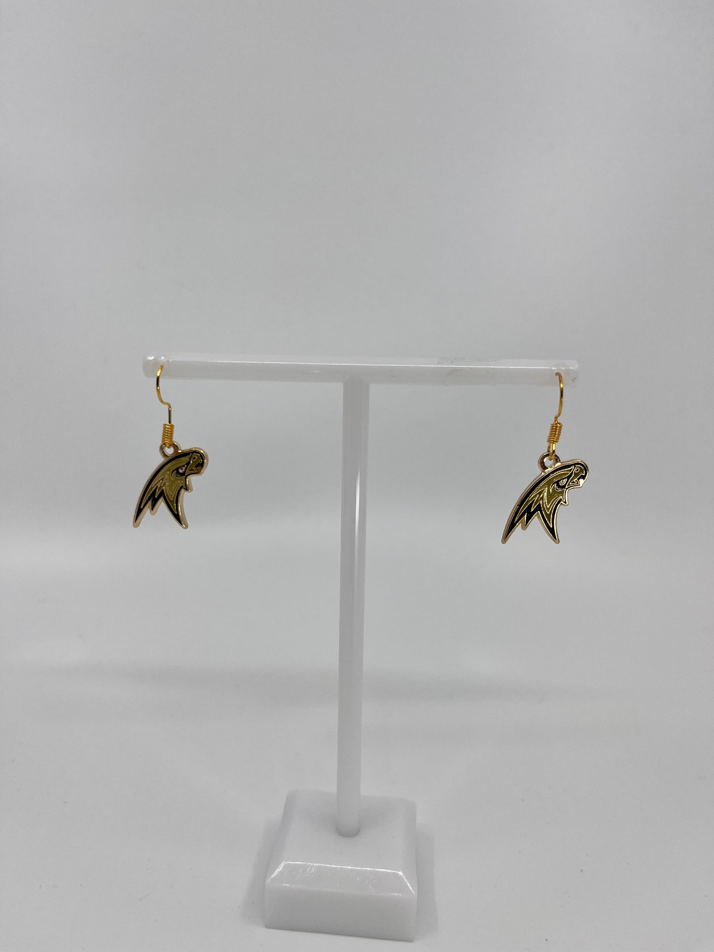 Corning Hawks Charm Earrings - Hoops or Fish Hooks