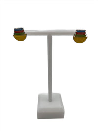 Classic Pyrex Bowl Stud Earrings