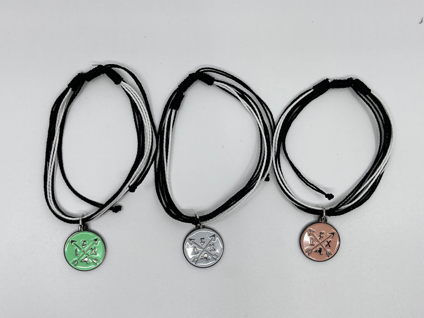 FLX Arrow String Bracelet with Charm
