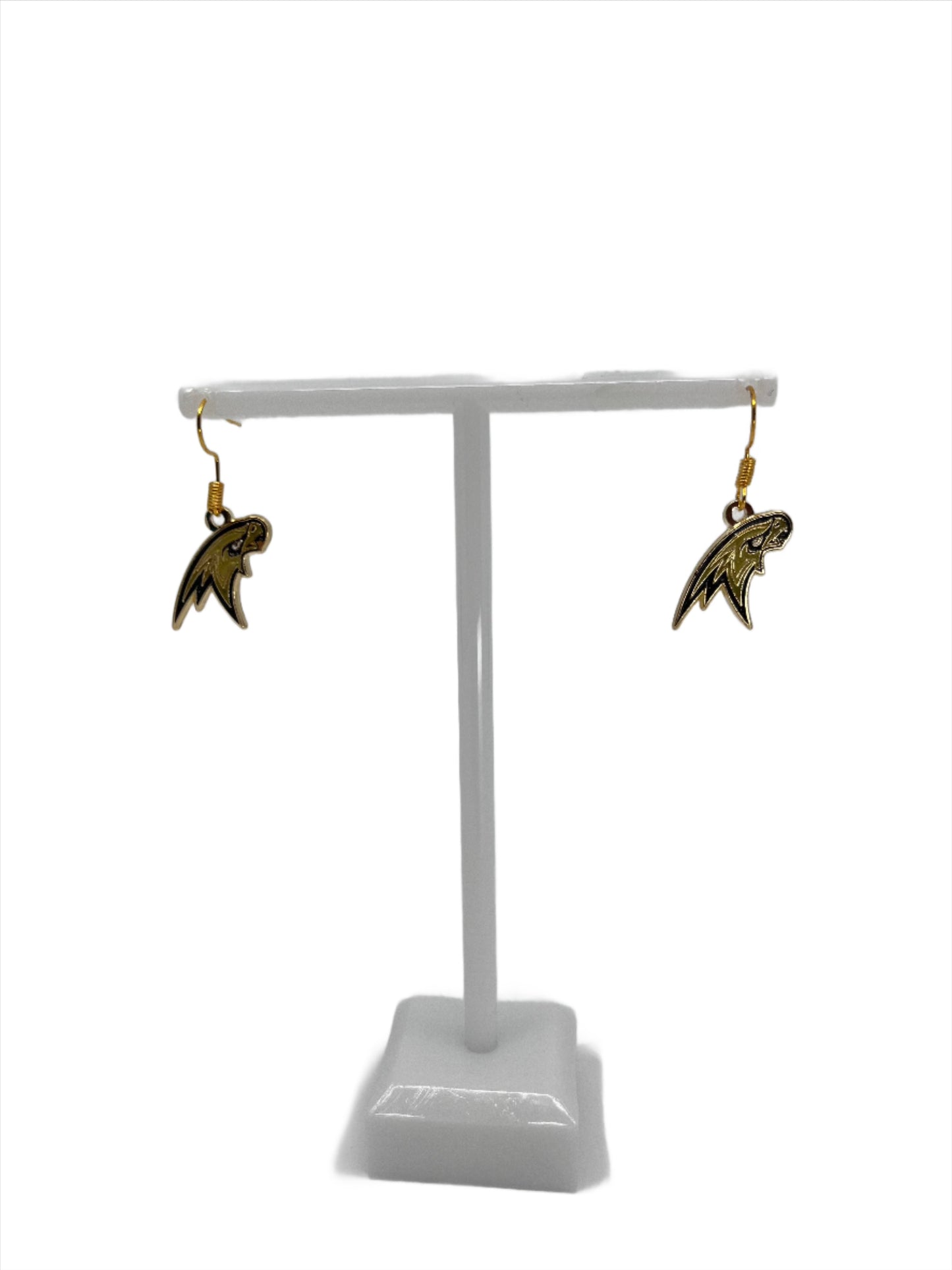 Corning Hawks Charm Earrings - Hoops or Fish Hooks