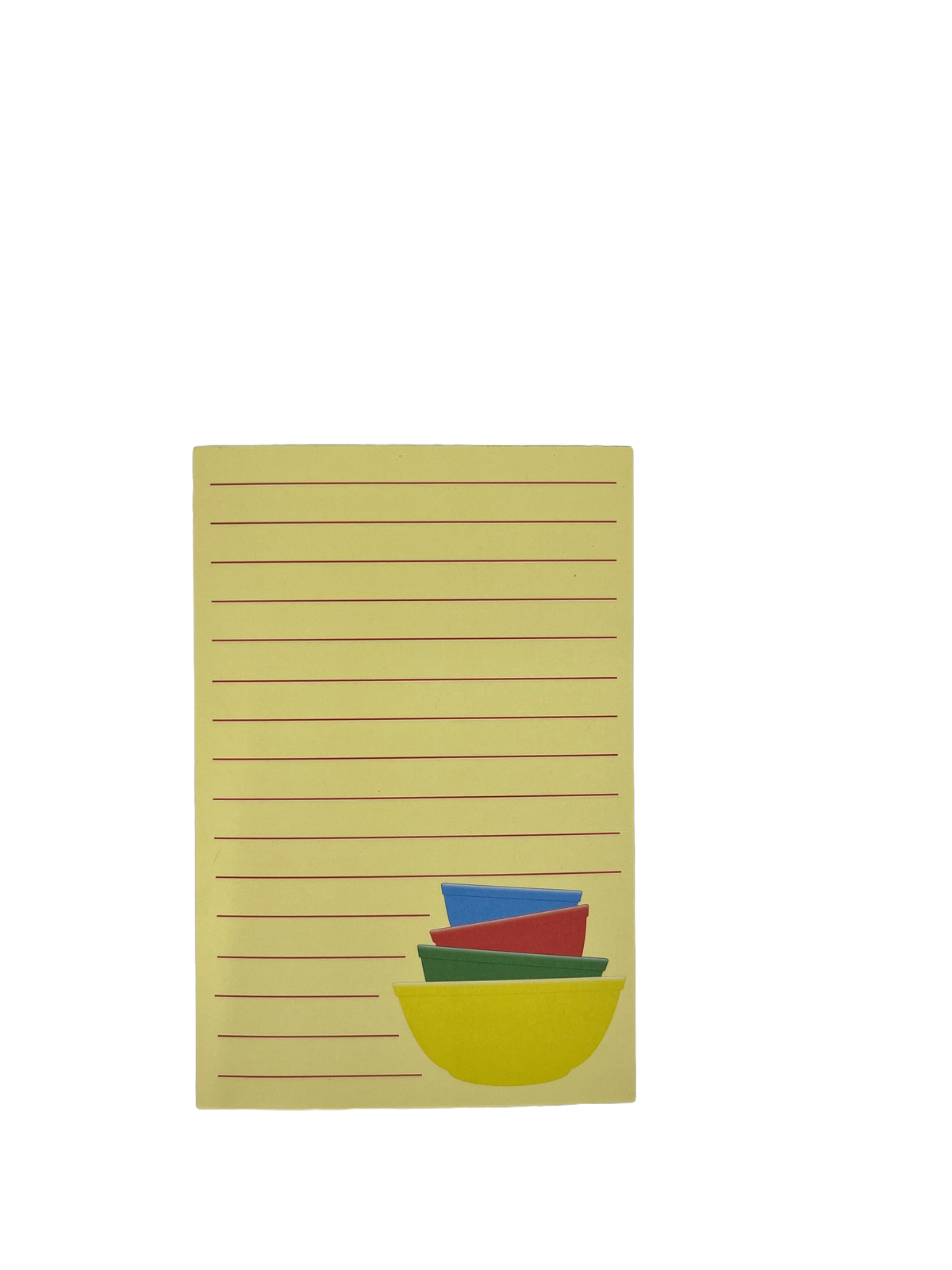 Classic Corning Pyrex Bowls Notepad