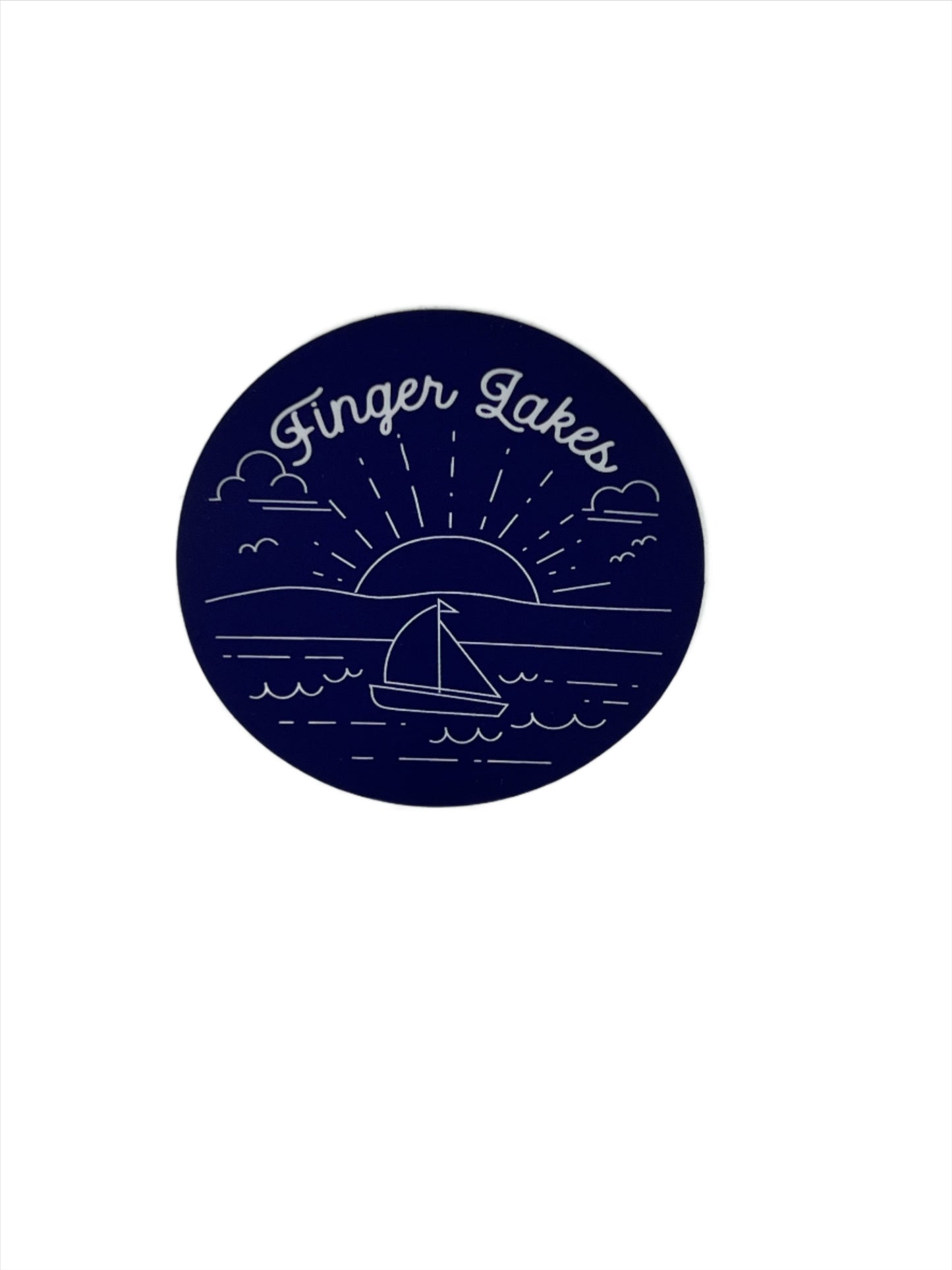 Finger Lakes Monoline sticker or magnet