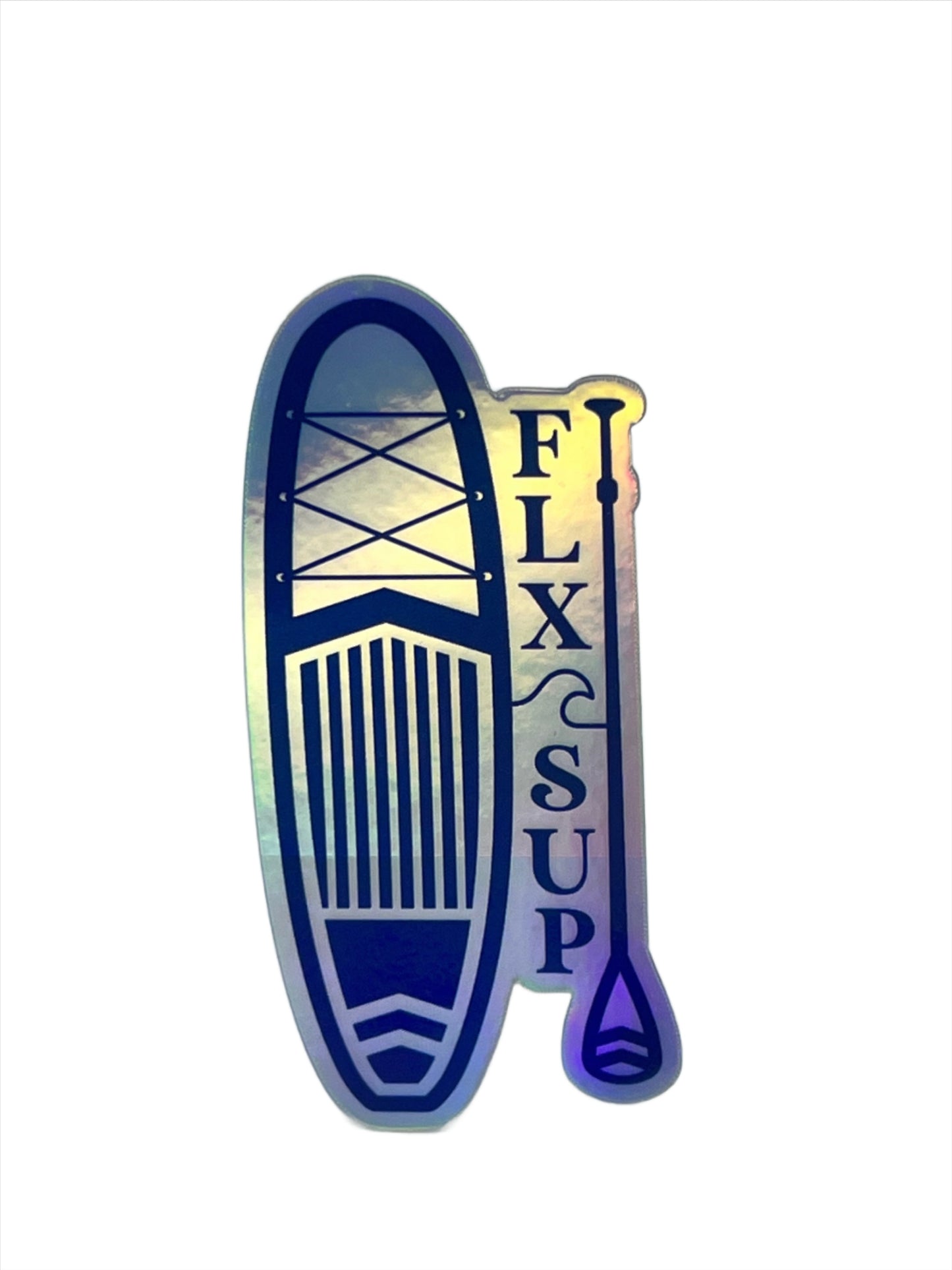 FLX SUP 4" Holographic Vinyl Sticker