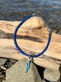 Keuka Braided Faux Leather Bracelet