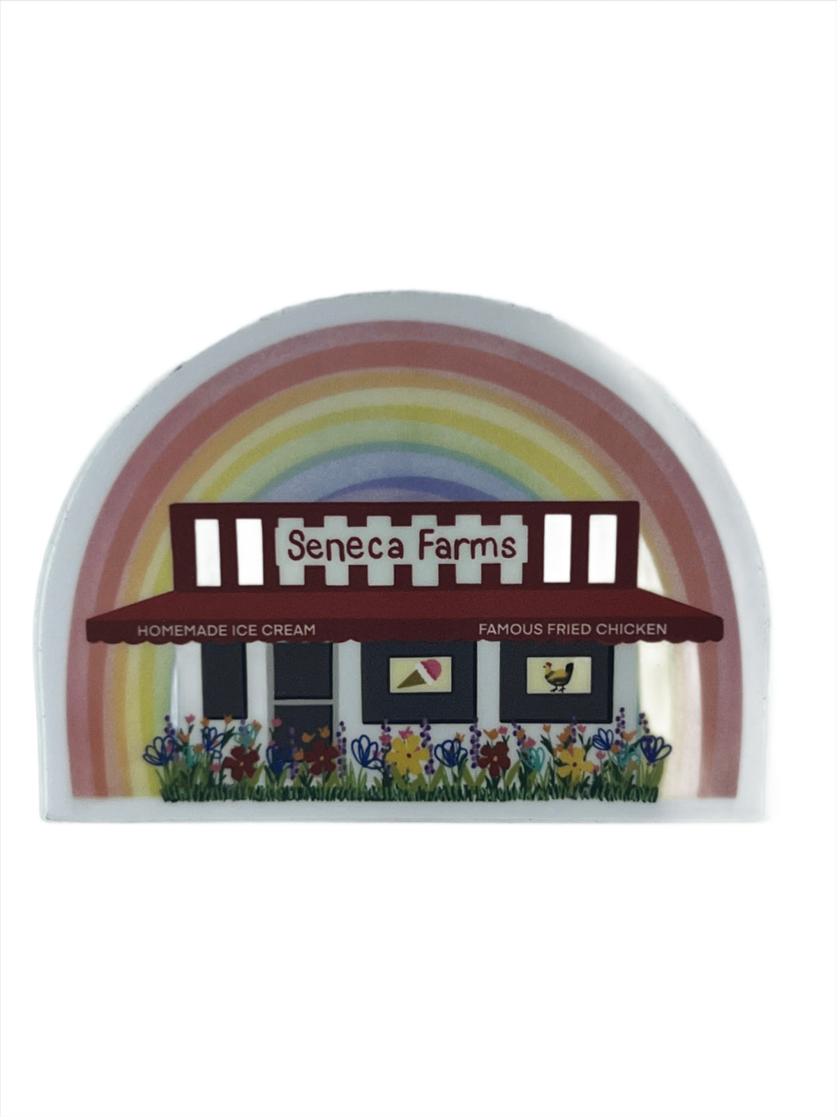 Keuka Lake Seneca Farms Rainbow  Magnet