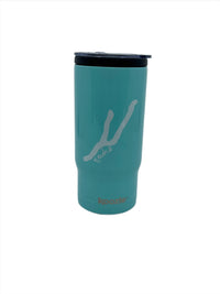Keuka Koozie two-in-one Skinny Can Cooler or Travel Mug!