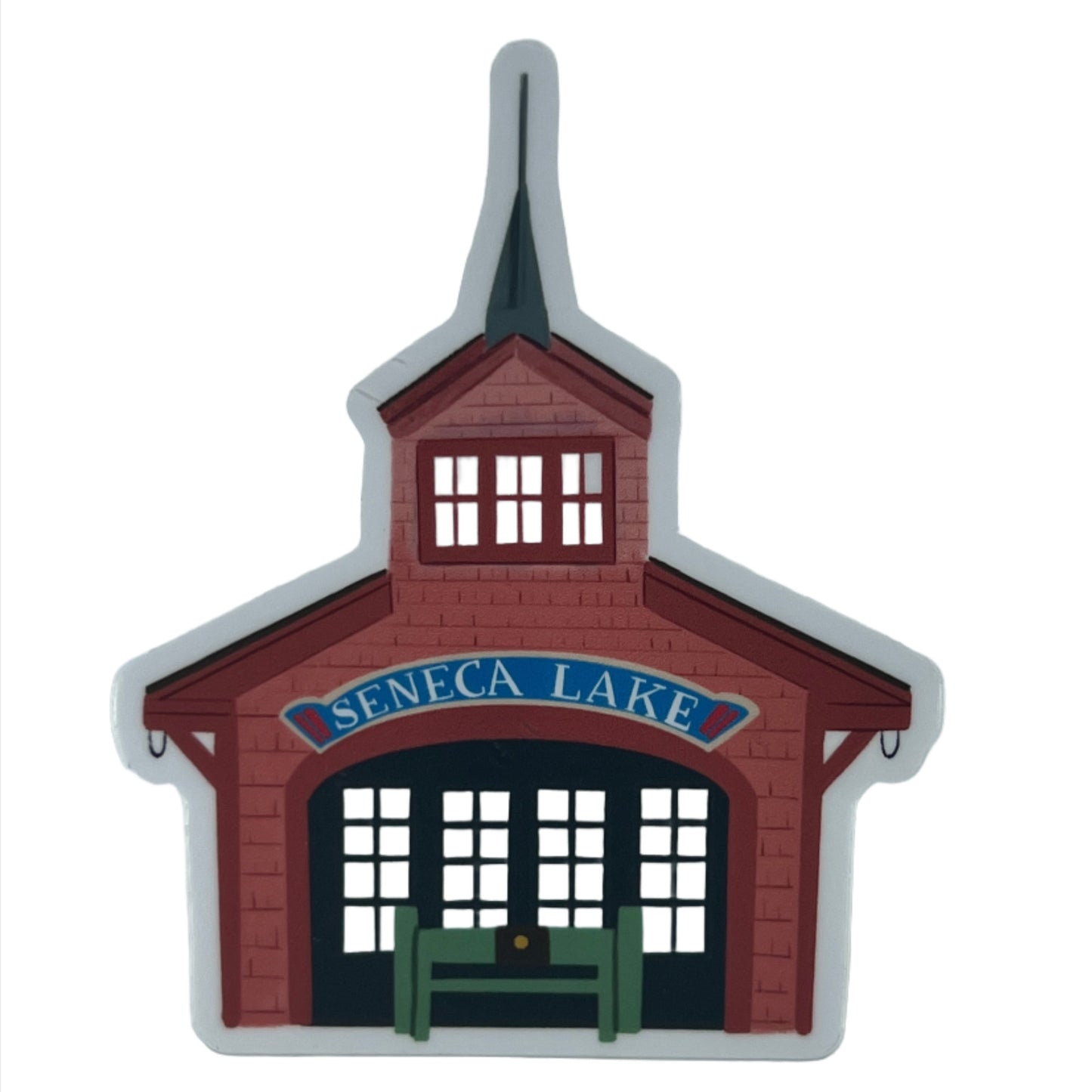 Seneca Lake Pier 3" Vinyl Sticker