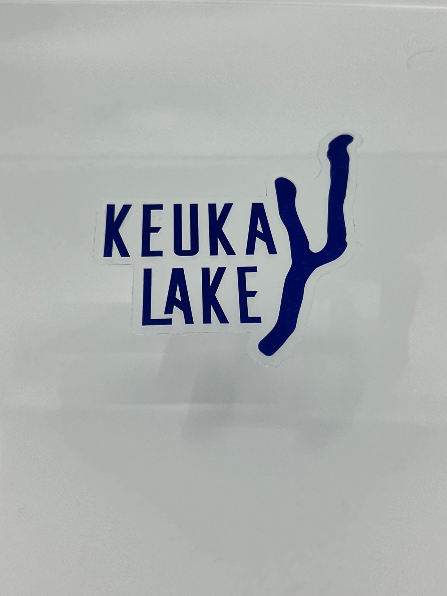 Keuka Lake Clear Vinyl Sticker