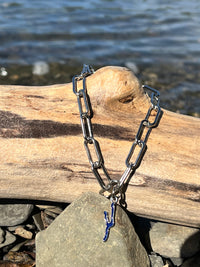 Keuka Paperclip Chain Charm Bracelet