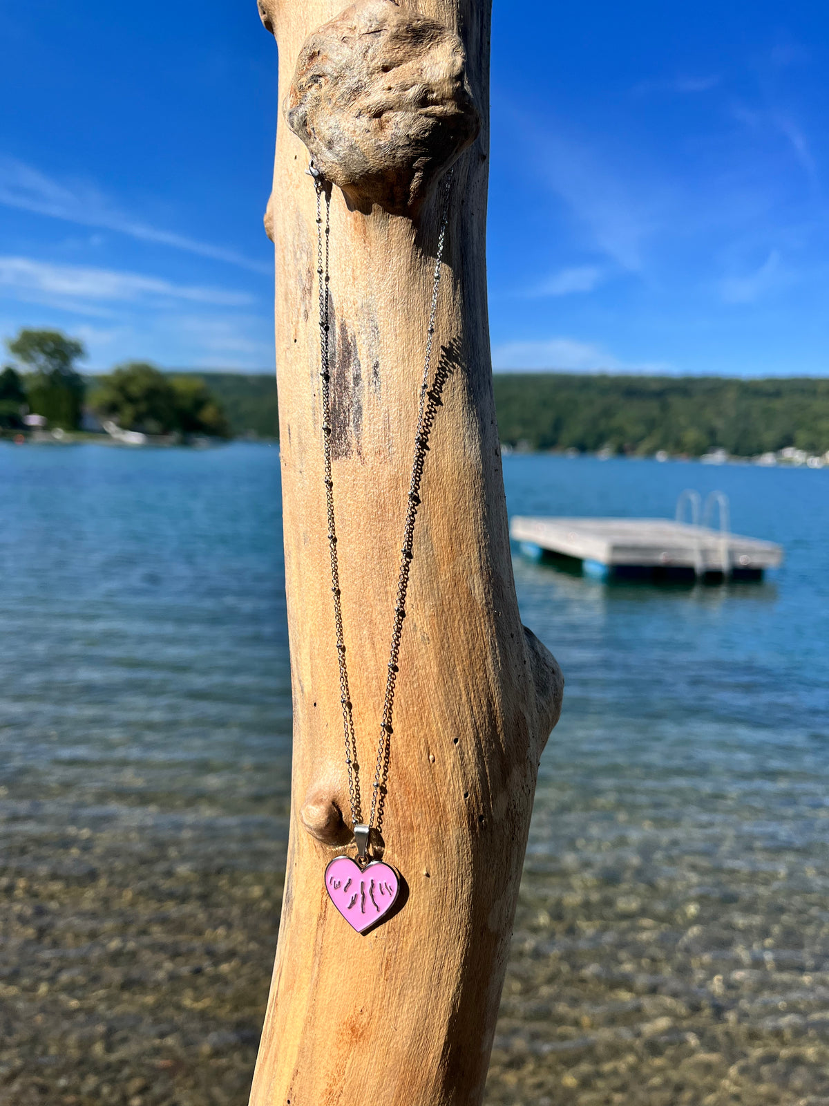 Finger Lakes Charm Satellite Chain Necklace