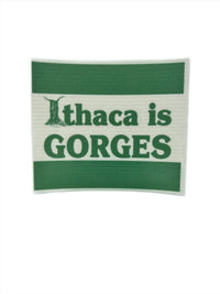 Ithaca Is Gorges Swedish Dishcloth