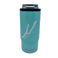 Keuka Koozie two-in-one Skinny Can Cooler or Travel Mug!
