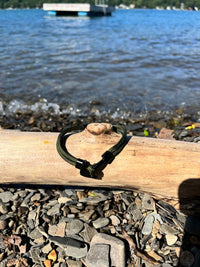 Polycord/Gunmetal Anchor Bracelet