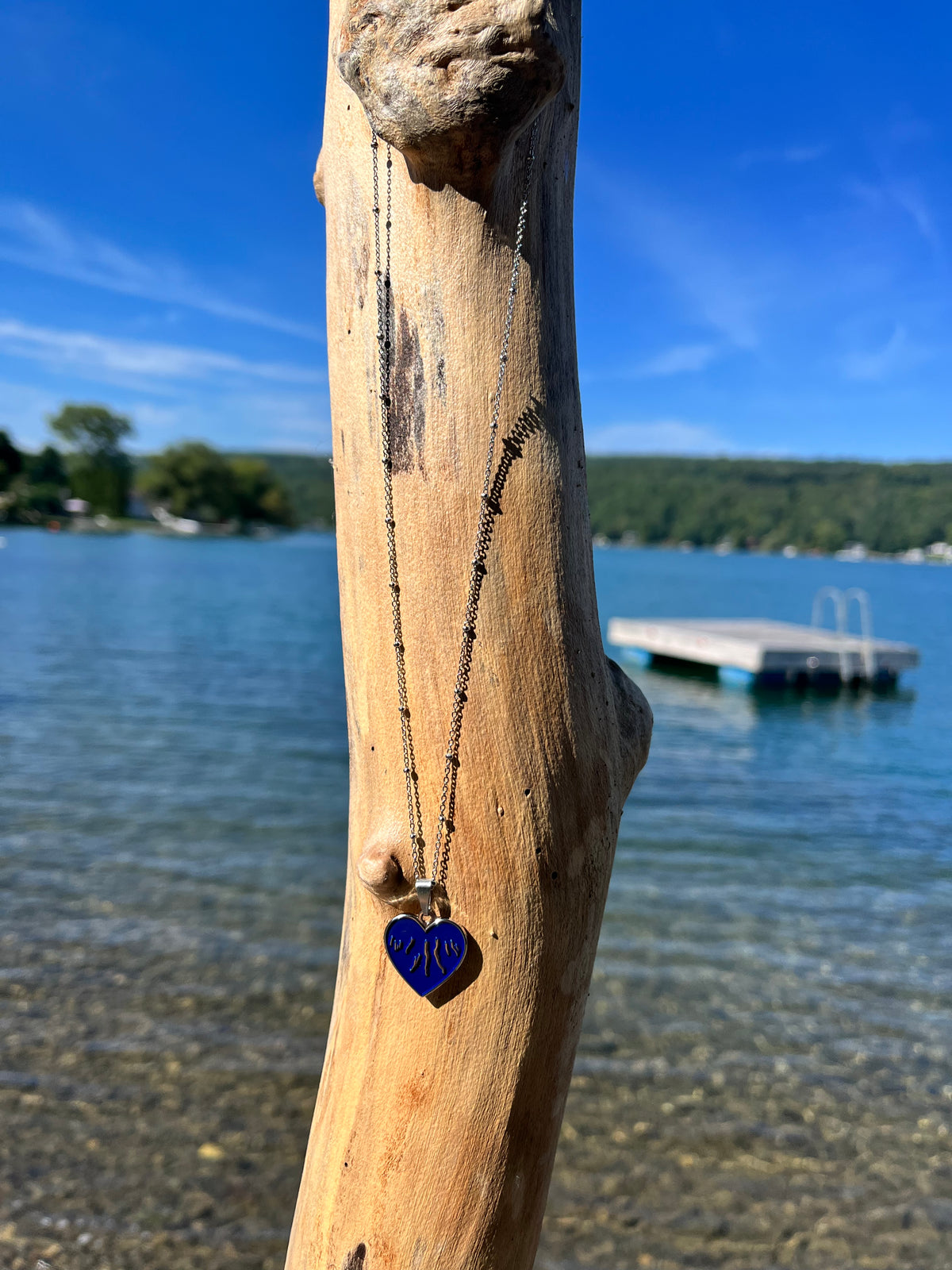 Finger Lakes Charm Satellite Chain Necklace