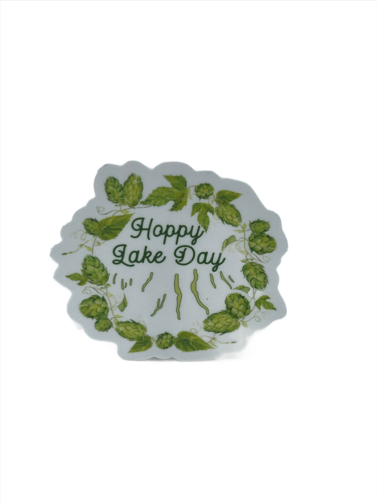 Hoppy Lake Day Finger Lakes Beer Lovers Sticker