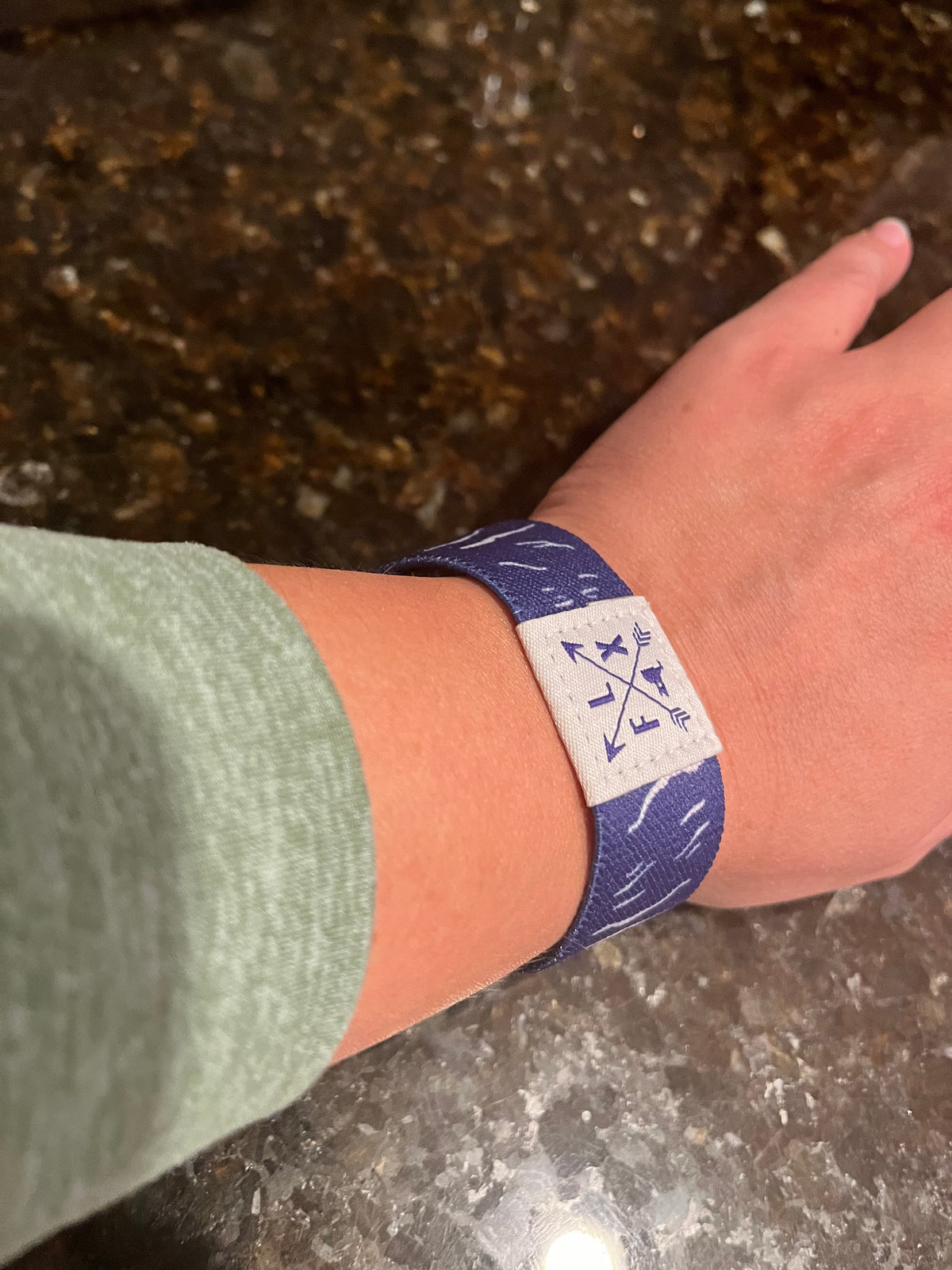 Lake Life Reversible Stretch Wristband