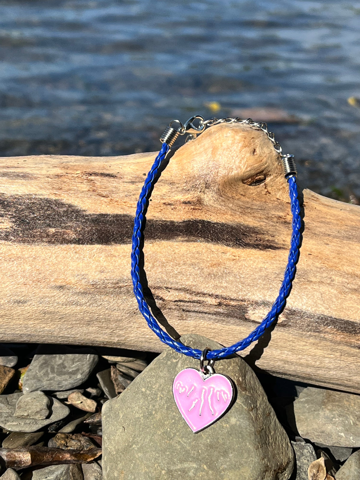 Finger Lakes Braided Faux Leather Bracelet