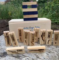 Stack the Finger Lakes Mini Tower Topple Game