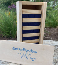 Stack the Finger Lakes Mini Tower Topple Game