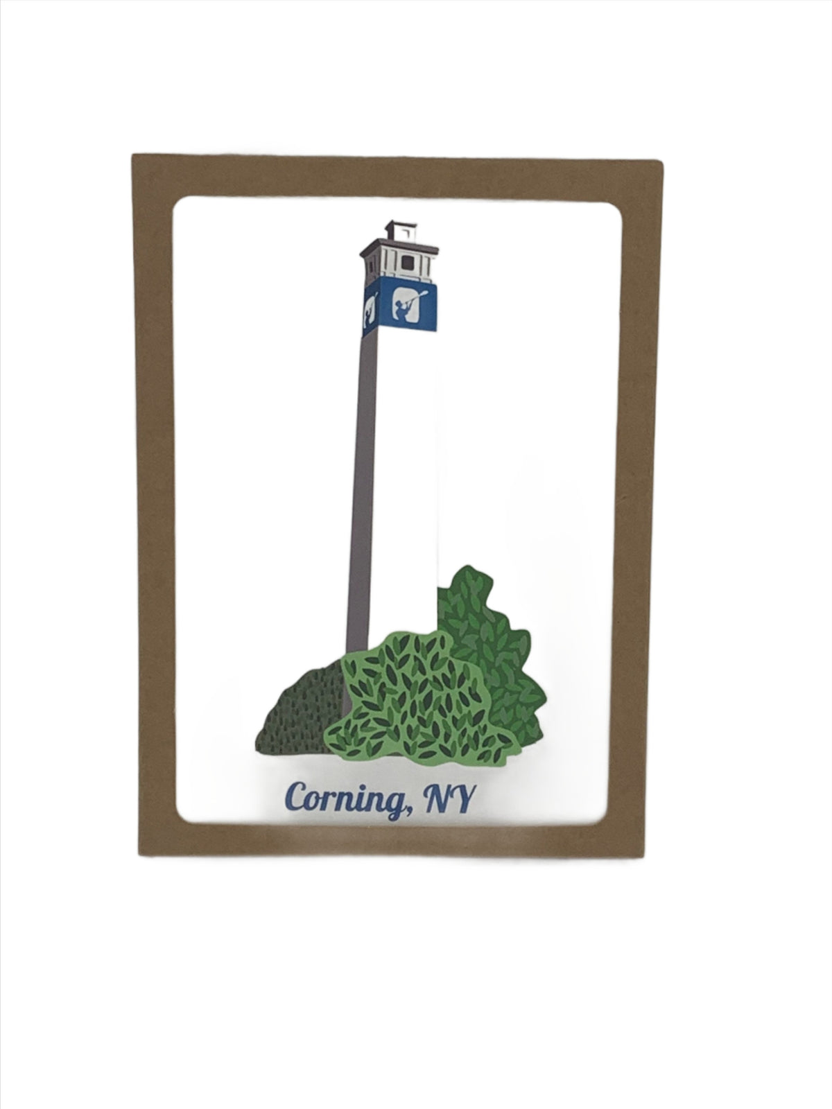 Corning NY Little Joe and Centerway Clocktower Greeting Card Boxed Set of 8