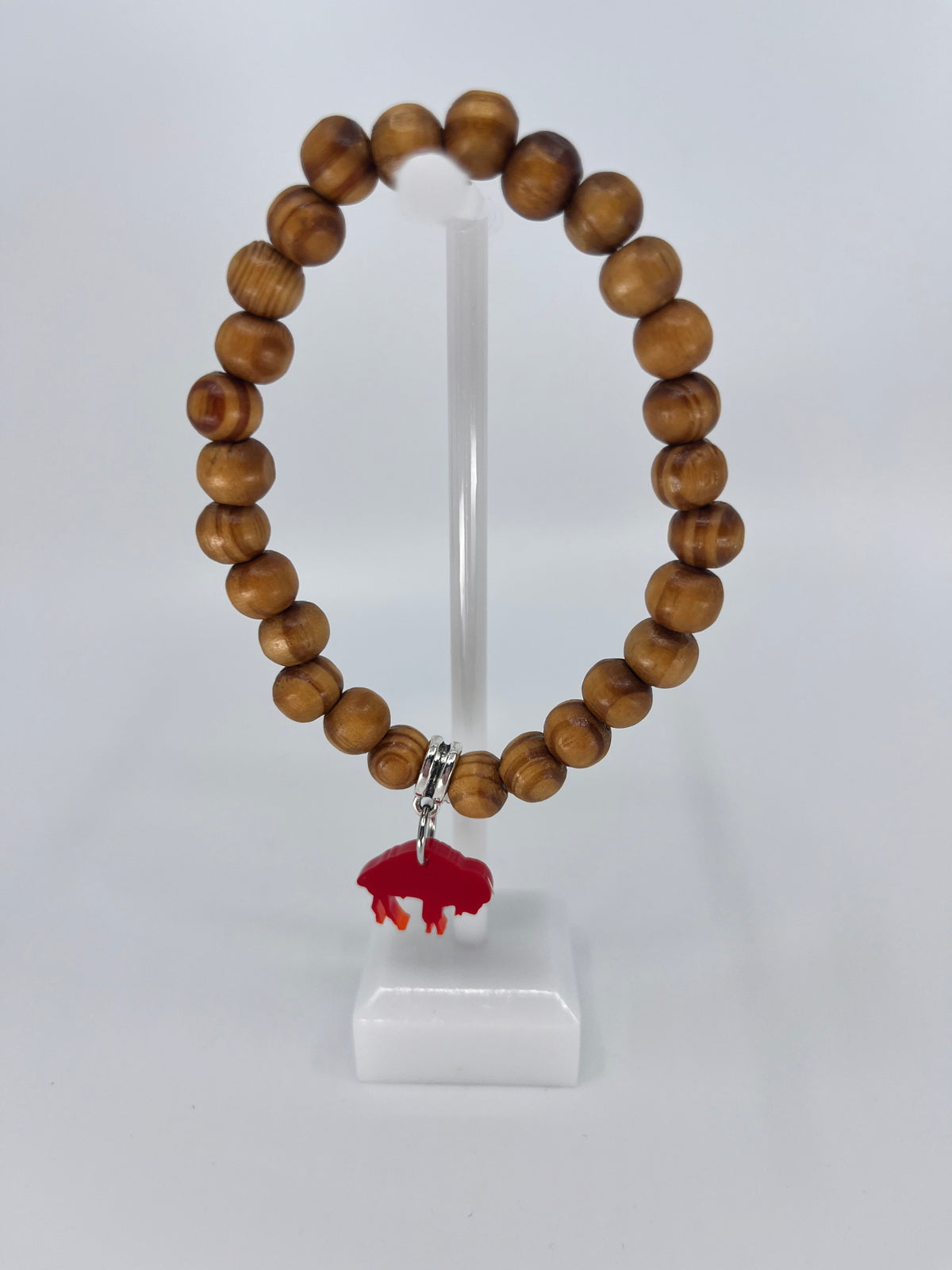 Let's Go Buffalo Wood Bracelet Bracelet