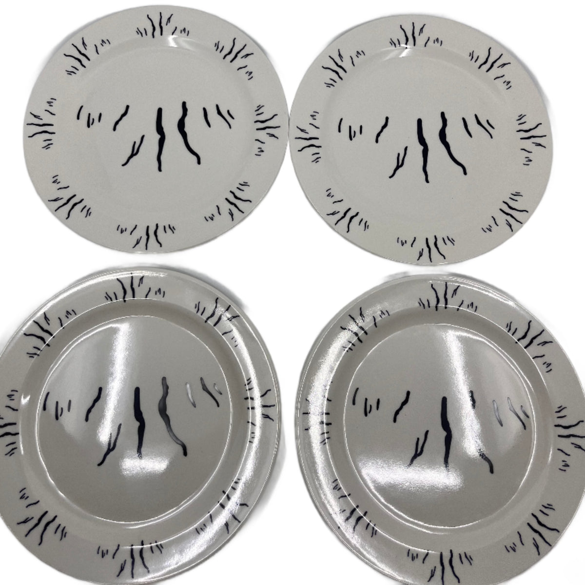 Finger Lakes Melamine Salad/Appetizer Plate Set