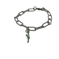 Keuka Paperclip Chain Charm Bracelet