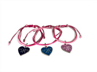 Finger Lakes Heart String Bracelet
