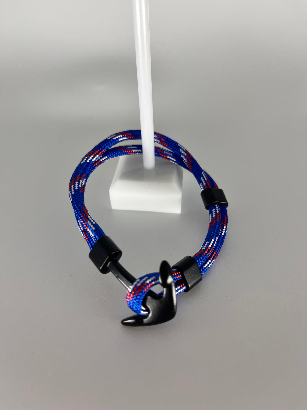 Polycord/Gunmetal Anchor Bracelet