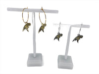 Corning Hawks Charm Earrings - Hoops or Fish Hooks