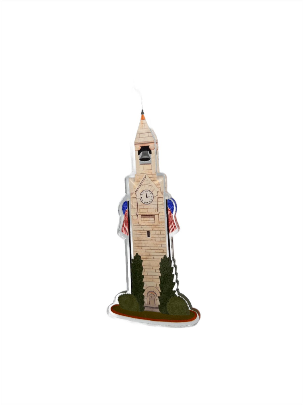 Corning Centerway Square Clocktower Ornament or Suncatcher