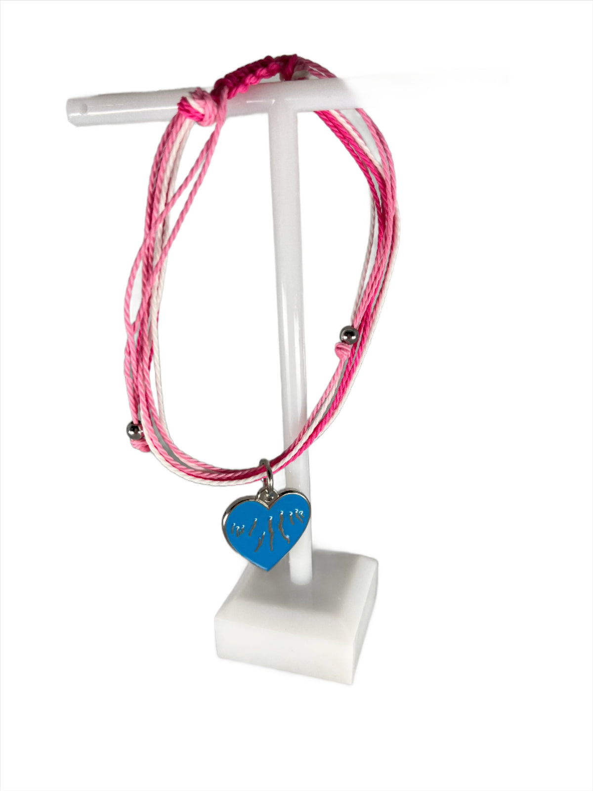 Finger Lakes Heart String Bracelet