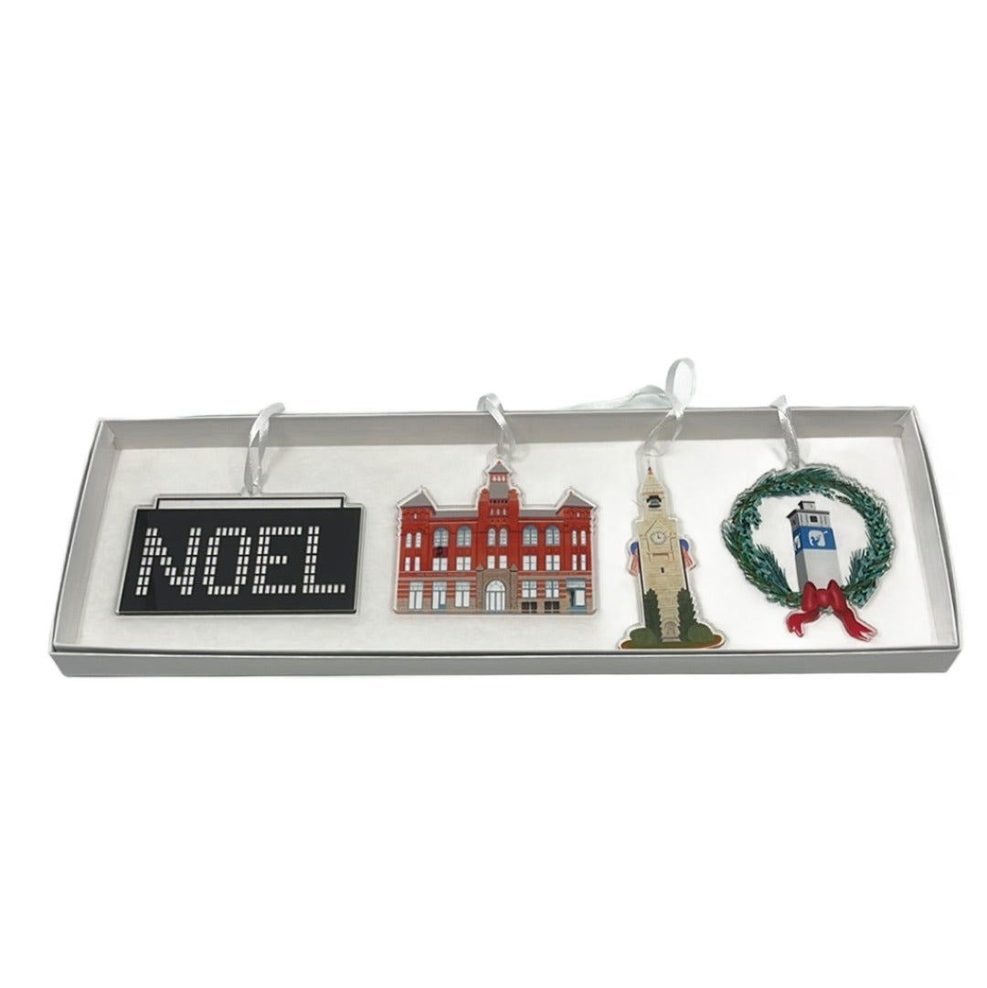 Corning Ornament Set with Little Joe Wreath