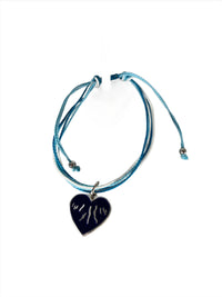 Finger Lakes Heart String Bracelet